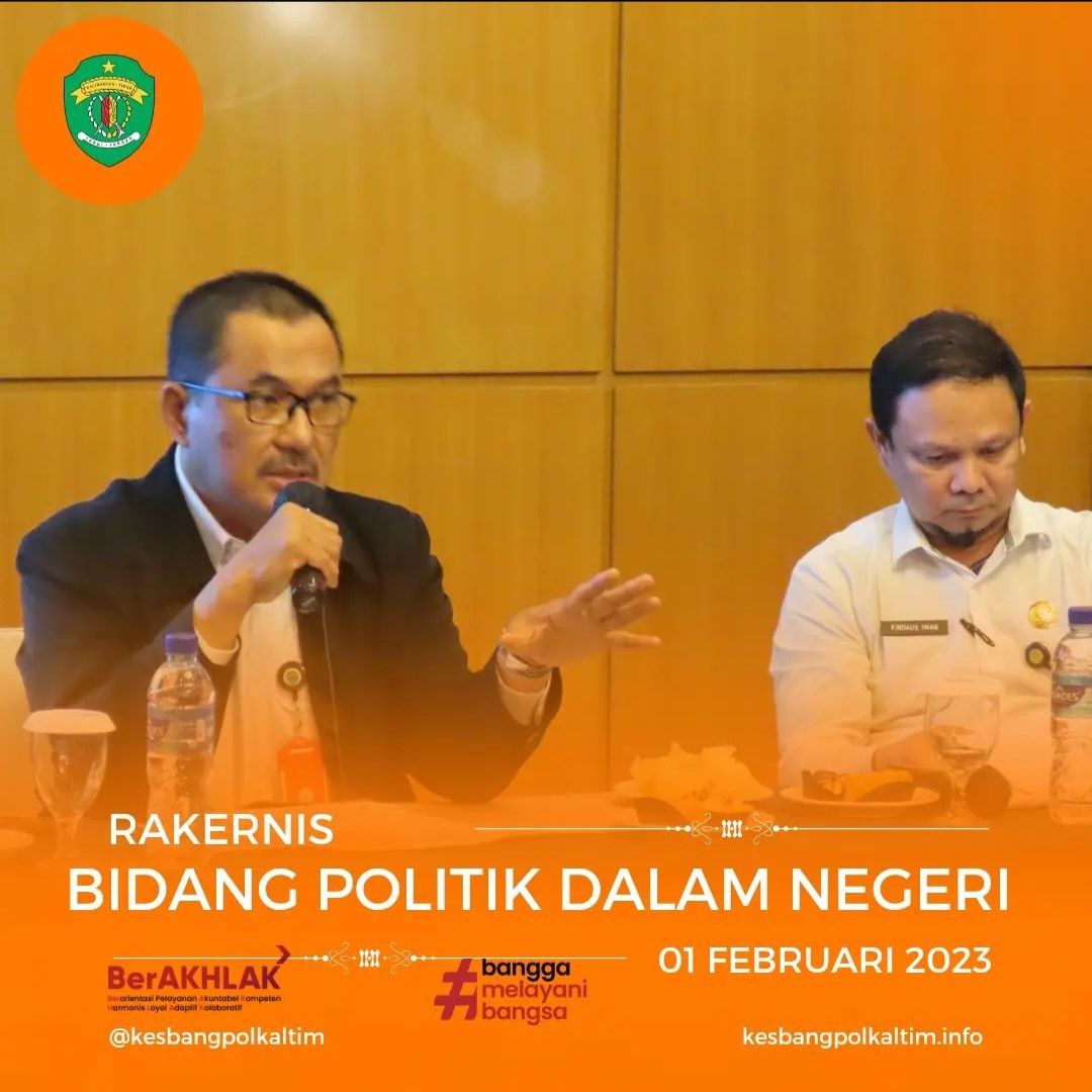 RAKERNIS Bidang Politik Dalam Negeri Se - Provinsi Kalimantan Timur Tahun 2023